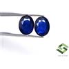 Sbi Gems Coppia Zaffiri Naturali Blu Taglio Ovale 9x7 mm 4,06 Carati Pietre Sciolte