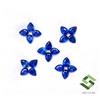 SBI Gems Lotto 21 Zaffiri Naturali Blu Taglio A Cintola Apera 4x3 mm 4,04 ct Calibrati