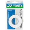 YONEX SUPER GRAP OVERGRIP 3PZ B BIANCO