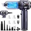 Citybee Aspirapolvere Auto Senza Fili - Aspirabriciole Portatile 25000Pa - 4 in 1 Aspira e Soffia con Motore Brushless - 3 Livelli, LED, USB-C - Auto Casa Peli Animali