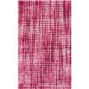 Pierre Tappeti Tappeto da Bagno CRAZY FUXIA, Morbido e Assorbente in Microfibra Antiscivolo, Lavabile in Lavatrice, Ideale per Doccia, Lavabo e Sanitari, con Effetto Intreccio 60x120cm