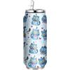 UBBY Deliziosa Bottiglia Termica Demon Hunters 500 ml, Senza Perdite, Borraccia con Cannuccia, Tazza in Acciaio Inox per Lavoro, Viaggi, Outdoor (Blu)