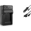 mtb more energy Caricabatteria (Auto/Corrente) per BenQ/Maginon/Praktica/Sanyo... vedi lista