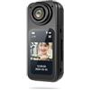 Risveglio Action Cam portatile 4K, display da 1,48, kit di montaggio per | Action Camera 4K con LCD da 3,73 cm, per Compact POV Cam Vlogging per Mini Action Camera 4K, Schermo da 3,73 cm, Mani-