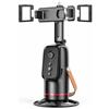 Kivivaka Per auto Face Tracking Treppiede, supporto per telefono rotante con batteria da 1800 mAh, nessuna app necessaria per vlogging e live streaming, telefoni da 65-90 mm