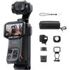 Insta360 Luna Pro Pack Luce - Videocamera per vlog 8K con obiettivo Leica | Videocamera gimbal tascabile, sensore 8K 1″, touchscreen OLED rimovibile 2″, profili colore Leica, miniluce di riempimento
