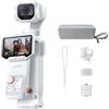 Insta360 Luna Pro - Videocamera per vlog 8K con obiettivo Leica, Bianco | Videocamera gimbal tascabile, sensore 8K 1″, touchscreen OLED rimovibile 2″, profili colore Leica, 4 ore di autonomia