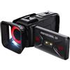 Kivivaka Videocamera digitale portatile WiFi 4K con zoom digitale 18x e risoluzione immagine 64 MP, durata della batteria 6 ore, per studenti e feste retrò, colore nero