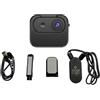 YUYUZI Action Camera 4K 20MP 6-Assi Stabilizzazione per Sport & Vlog | ABS, supporto magnetico di tipo C, 4K 30FPS, giroscopio a 6 assi, per atleti, vlogger, viaggi, vita quotidiana