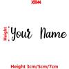 Stickify Adesivo Personalizzato Nome Auto Moto Laptop Decal Sticker in Vinile