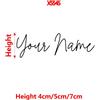 Stickify Adesivo Personalizzato Nome Auto Moto Laptop Decal Sticker in Vinile