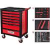 KS Tools 826.7215 RACINGline NERO/ROSSO Carrello portautensili con 7 cassetti e 215 utensili premium