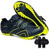Treer Scarpe MTB Uomo Donna con 4 Buchi Blocco Pedale, 36-47EU (Unisex) Estate Scarpe Ciclismo Uomo Donna Equitazione MTB da Ciclismo da Bici