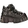 new rock m.106-s1 Tower Stivali unisex in vera pelle da uomo e da donna, design gotico