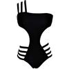 KIRALOVE - Costume da Bagno Intero Donna - Adulti - Ragazze - Colore Nero - Sexy - Moda Mare - Spiaggia - Piscina