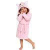 Intimitaly SOMMARUGA - Accappatoio Bambino in Spugna con Cappuccio a Forma di Animali, 100% Cotone, Spugna Morbida, per Maschio e Femmina, Taglie 3-4, 5-6, 7-8 Anni