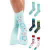 Dedoles calzini divertenti Unisex Donna e Uomo Bambini Cotone Design buffi | traspirante, ipoallergenico, Bambù, regalo natale, motivi colorati, calzini divertenti, gatti, avocado unicorno, cotone