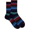 Gallo Calze corte donna viola righe multicolor