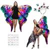 ITJMRJP Costume Farfalla Donna Ali Farfalla Costume Bifacciali Vestito Farfalla Donna Mantello di Ali Farfalla Adulti Costume Farfalla Scialle Adulti per Feste Cosplay Halloween Carnevale