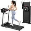 Zeporix Tapis Roulant Elettrico Salvaspazio Pieghevole - Economico Tapirulan da Casa Walking Pad 10 km/h Portatile Treadmill Professionale Tappeto Display per Camminare 12 Programmi