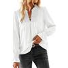 heekpek Camicia Donna Elegante Blusa Manica Lunga Scollo V | Top Casual, Boho, Camicetta Pizzo, Chiffon Maniche a Balze, Maglietta Donna Maniche Lunghe, Primavera Estiva Autunno