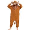 AMAMHAHAVA Pigiama unisex a forma di mucca delle Highlands, costume per Halloween, cosplay, pigiama, abbigliamento da notte