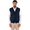 Ciabalù Cardigan Uomo in Lana Merinos Invernale Smanicato con Bottoni Gilet Made in Italy Slim Fit
