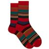 Gallo Calze corte uomo rosso righe multicolor