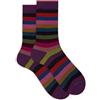 Gallo Calze corte uomo fucsia righe pari
