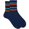 Gallo Calze corte uomo spugna di blu e fascia righe multicolor
