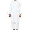 Desert Dress Abito Deserto Bianco Pakistan Indiano Kurta Mens Ragazzi Vestito Vestito 2 Pezzi Camicia Pantaloni Salwar Kameez