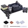 GeeekPi Raspberry Pi 4 HAT PoE isolato Supporto standard PoE IEEE 802.3af o 802.3at, con Raspberry Pi Ventola 30x30x7mm e Dissipatore per Raspberry Pi 4 Modello B / 3B + 3B Plus