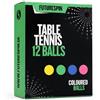 Futurespin Set di palline da ping pong Colours con 12 palline colorate