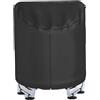 TusaMer Copertura per mini trampolino, resistente, in tessuto Oxford, impermeabile e resistente ai raggi UV, per esterni, colore nero