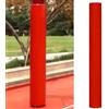 Generic Imbottitura per Palo da Basket Copertura Avvolgente per Palo | Altezza 1,2m 1,5m 1,8m, Imbottitura Universale Avvolgente per Pali Della Luce, Colore Rosso