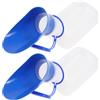 Vaguelly 2 Set Urinatoio Portatile Unisex da 1000ml in Plastica per Viaggio | Riutilizzabile, Anti Fuoriuscita e Facile da Svuotare, per Escursioni, Anziani, Blu