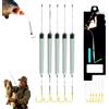 Generic Impianti da pesca pre-legati con fondo anti strappo, gancio galleggiante, 5 | Attrezzatura per pesca alla carpa, pronta all'uso, accessori per pesca alla carpa, per barche in acqua salata e spedizioni in