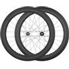 KUNYOS Set di Ruote da Corsa in Fibra di Carbonio 28/32/35/38/42/45/50/55/65/68/75 Mm 700C Ruote da Corsa con ASSE Passante Freno A Disco Center Lock 24 Fori Supporto 8/9/10/11/12 velocità