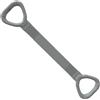 EfforPrac Gomma Figura 8 Esercizio Fascia 47 cm Grip Gomma Figura 8 Esercizio (grigio | Struttura in gomma antiscivolo, manici ergonomici, riduce l'attrito, uso in palestra domestica, tonificazione completa del