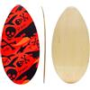 9WS Skim Board Legno 41' 'Shark - per surfisti da 165 a 185 cm tra 50 e 80 kg.