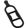 Sisyeuo 5 cinghie per luci della bicicletta in gomma altamente elastica, adatte per manubri di diverse dimensioni, accessori in gomma altamente elastica