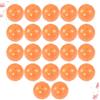POPETPOP 22 Pezzi Palla da Golf in PE Arancia, Pratica Precisa | Fori Praticati Precisione, Equilibrato e Costante, Adatta a Giocatori di Ogni Età e Livello
