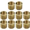 QOXEZY 10 puntali per stecca da biliardo in ottone per riparazione punte da | I puntali in ottone massiccio proteggono le punte delle stecche e prolungano la durata dei giocatori di snooker e biliardo.