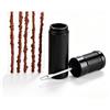 Tolanev Kit Riparazione Pneumatici Bici Tubeless 5 Micce Anti Foratura MTB Strada | Alesatore a Forcella in Acciaio, Strisce Adesive in Gomma Vulcanizzata, Custodia Compatta da Trasporto