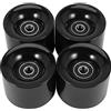 Giilayky Confezione da 4 ruote da 60 mm + cuscinetti ABEC-9 e distanziatore ruote Cruiser