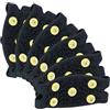jojofuny 3 Paia Ramponcini da Scarpa Tpe Neri, Antiscivolo, Flessibili, | Sneakers e Scarpe Eleganti, Tacchetti Rigidi, Fascia Super Elastica, Adatti a Jogging e Pesca Sul Ghiaccio