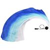 Monetais Velo Poi 79x31, 5 pollici, nastri da danza in seta con palla Poi, blu | Accessorio da danza leggero e fluido per spettacoli, arte, culto e movimento creativo