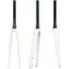 BSFHQS 700C Forcella Rigida per Bici da Strada in Carbonio Forcella Anteriore A ASSE Passante 12X100mm 1-1/2 Conico Freno A Disco 18-32C Pneumatici