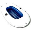 Generic Kayak Gonfiabile Con 3 Camere D'Aria, Barca Compatta 2 Posti | Zattera in PVC con Pavimento Scanalato