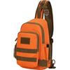 AHTCPO Borsa Tattica Piccola, Sacco Multiuso per Esche, Tasca Pettorale. | Borsa Tattica Tracolla Pesca Porta Canna Adatta Maggior Parte Sport Outdoor Uso Quotidiano e Campeggio(Orange)